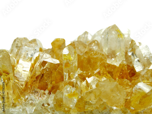 citrine geode geological crystals
