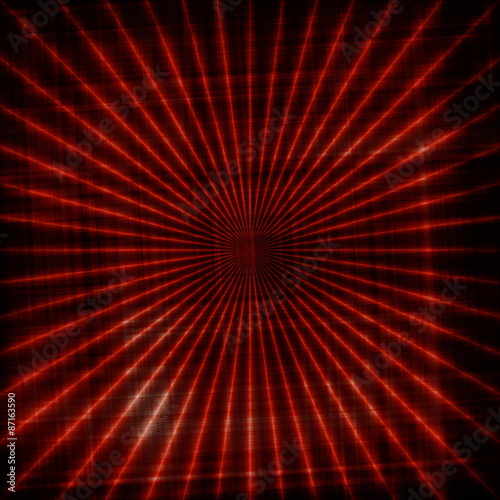 Abstract background with pattern from direct red lines