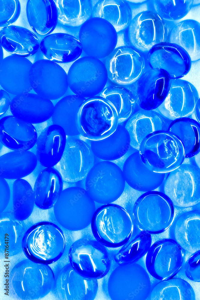 Blue glass