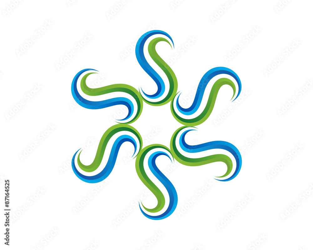 Obraz premium Water Leaf Floral