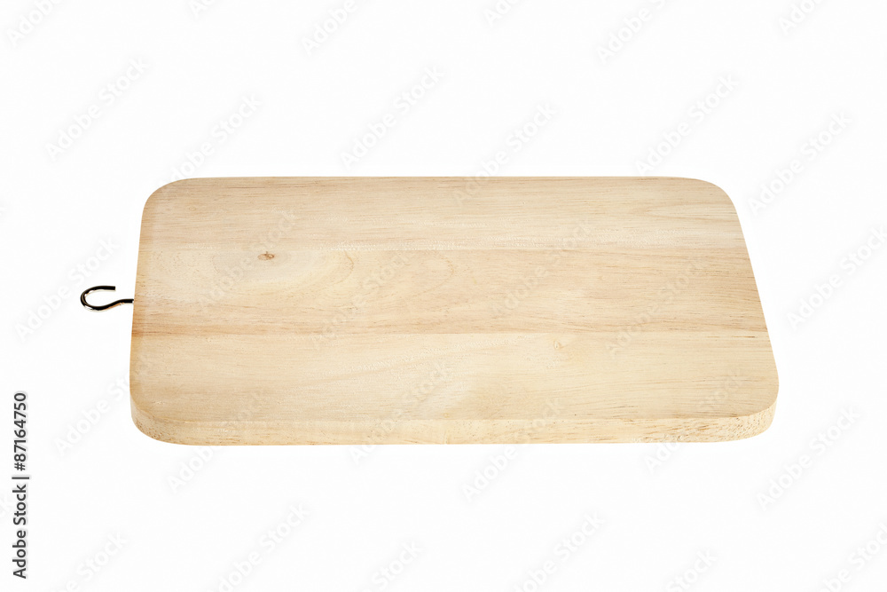 Chopping board isolated on white background.