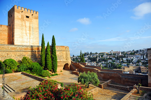 Alcazaba de la Alhambra de Granada, Andalucía, España