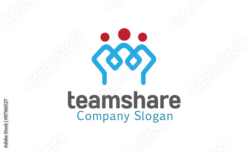 Team Share Logo template