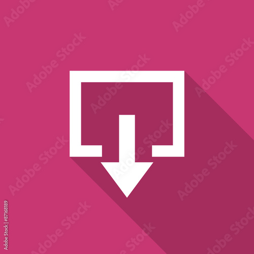 exit flat design modern icon