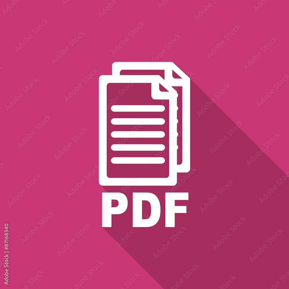 pdf flat design modern icon, pdf flat design modern icon,
