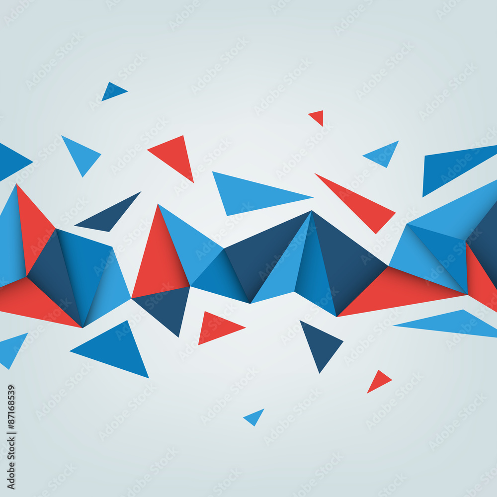 Illustration of abstract texture with triangles.