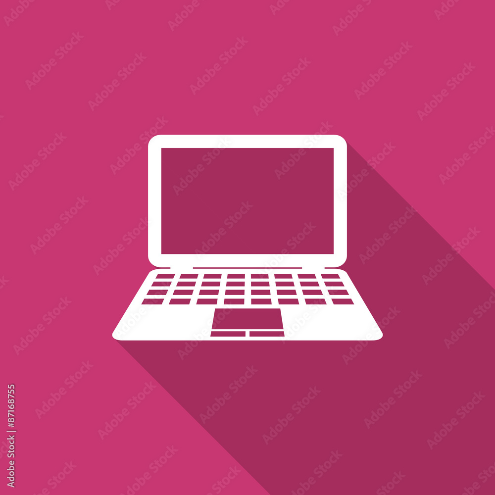 computer flat design modern icon computer flat design modern icon