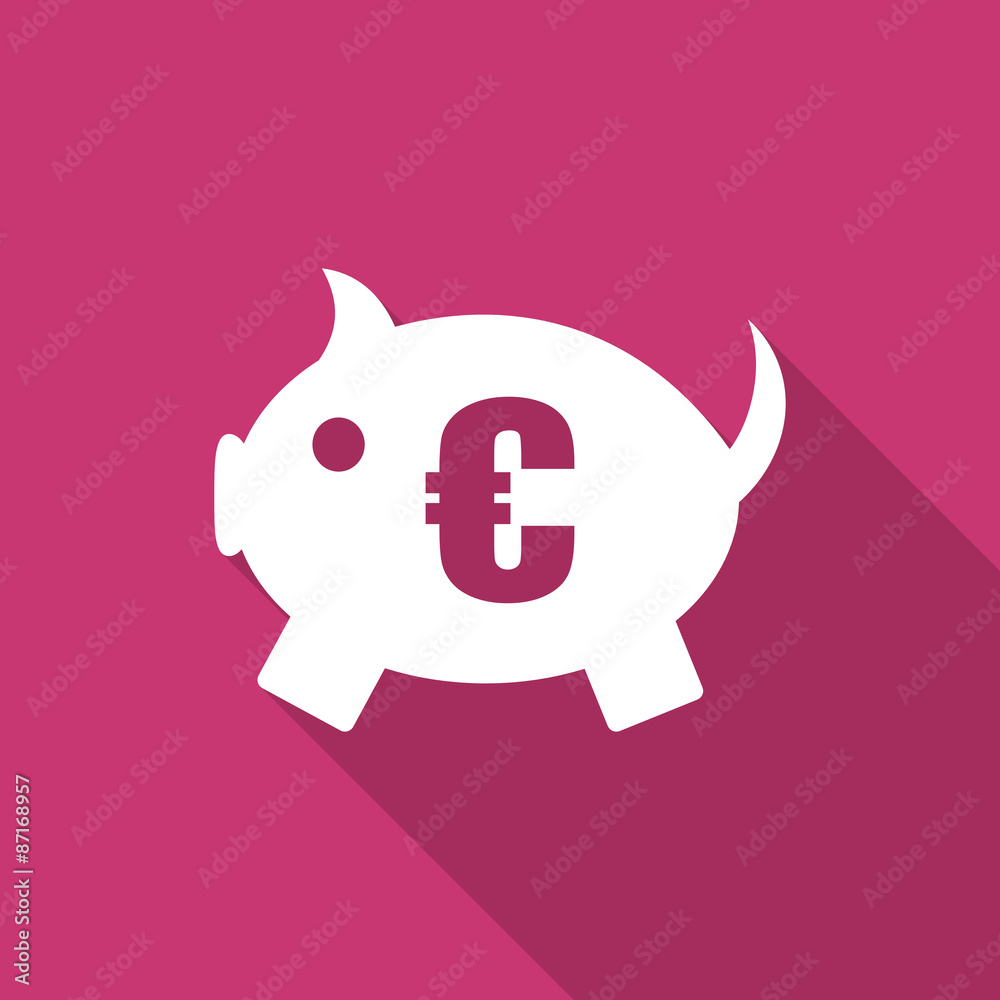 piggy bank flat design modern icon piggy bank flat design modern icon