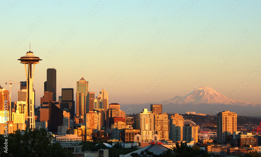 Fototapeta premium Seattle Sunset