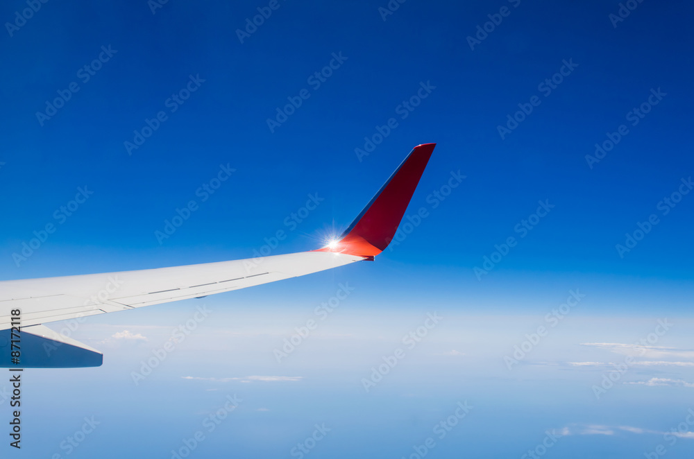 Fototapeta premium plane wing