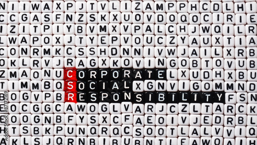 CSR Corporate Social Responsibility cubes
