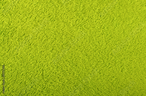 Green terry towel surface pattern