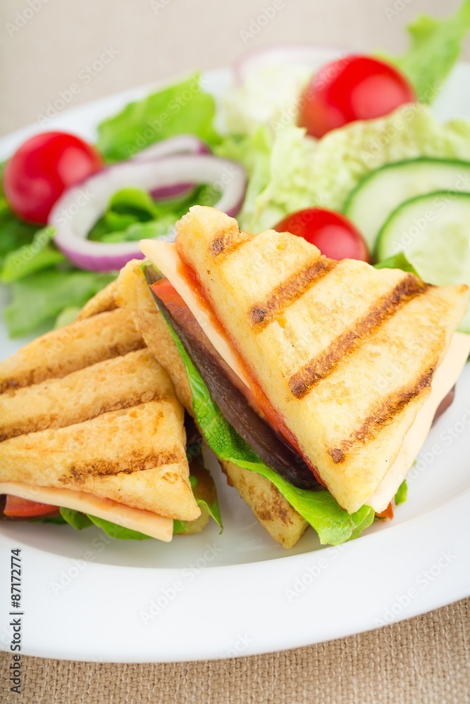 Panini, Sandwich, Salad. Panini, Sandwich, Salad.