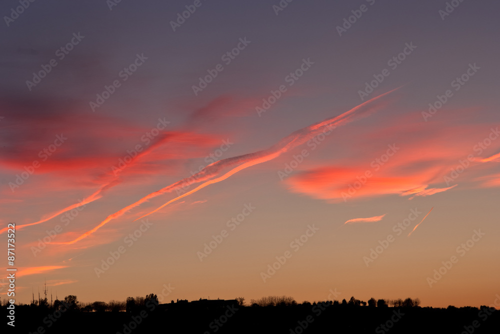 Obraz premium Sunset at Toulouse