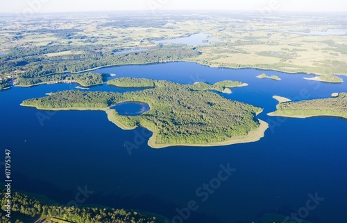 Aerial view of Mazury photo