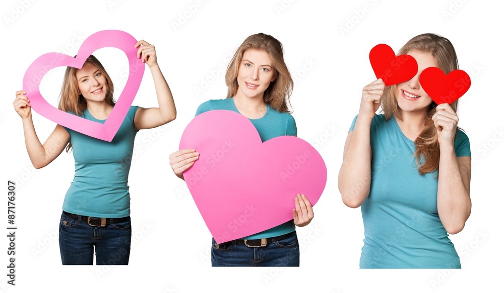 Heart, sad, woman. Heart, sad, woman.