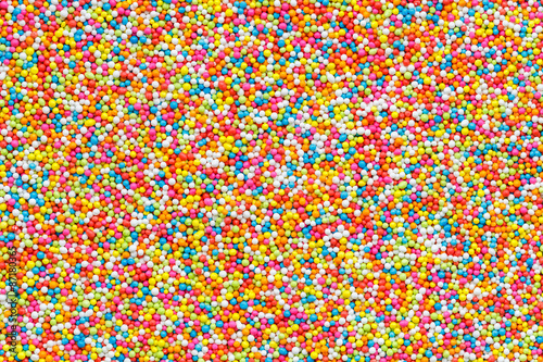 Macro pattern colorful sugar for background