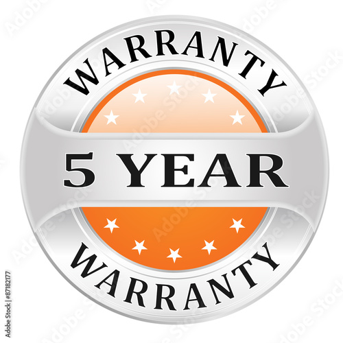 5 year warranty orange