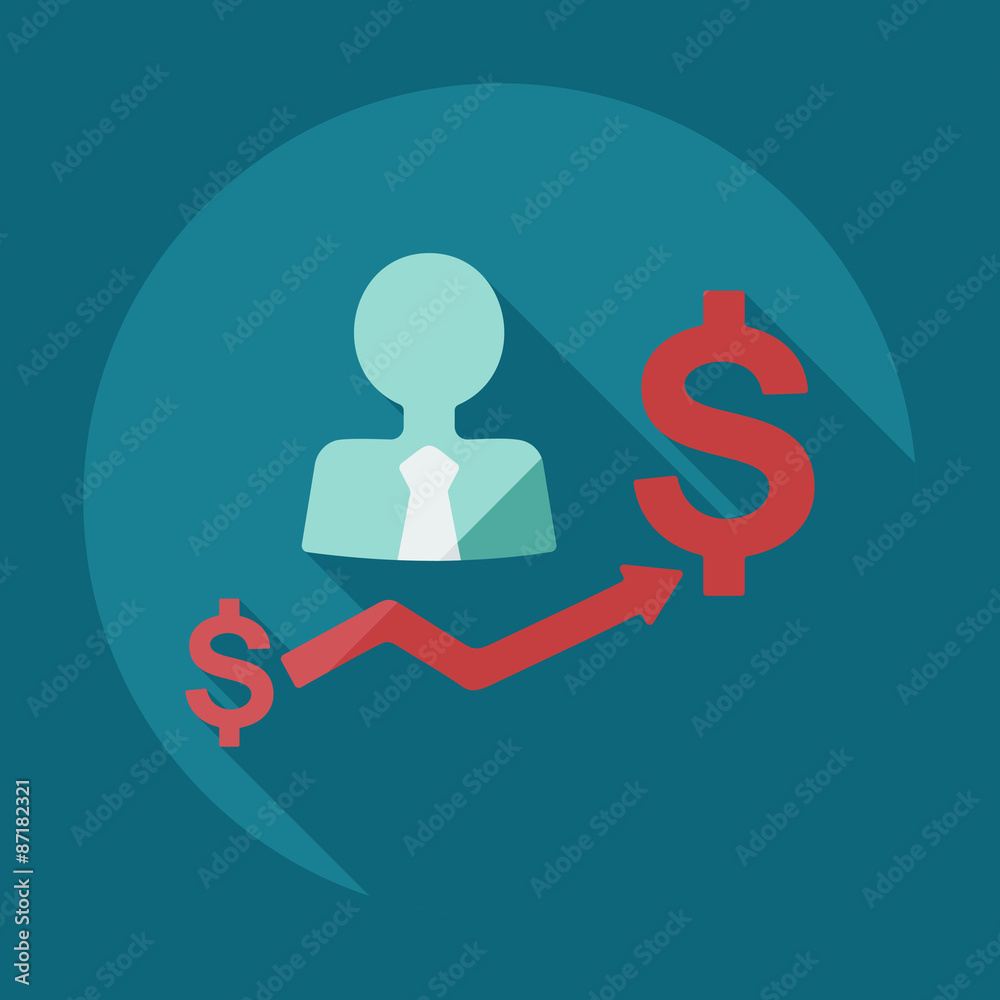 Flat modern design with shadow icons business icon Flat modern design with shadow icons business icon