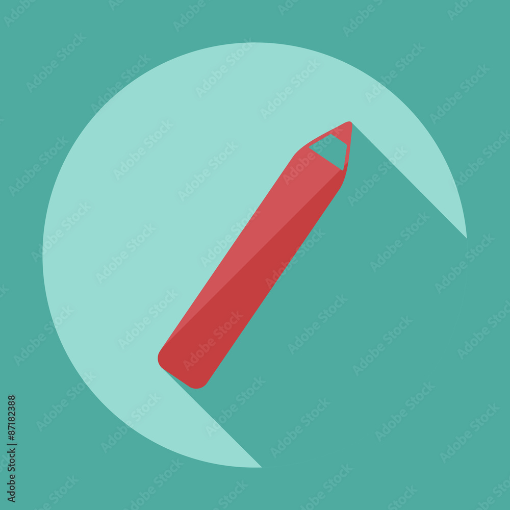 Flat modern design with shadow icon Eyeliner Flat modern design with shadow icon Eyeliner