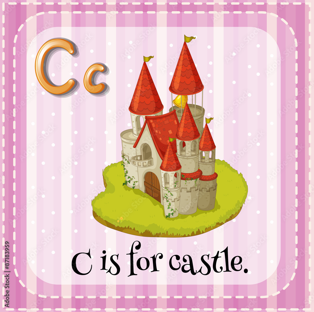 Fototapeta premium Letter C