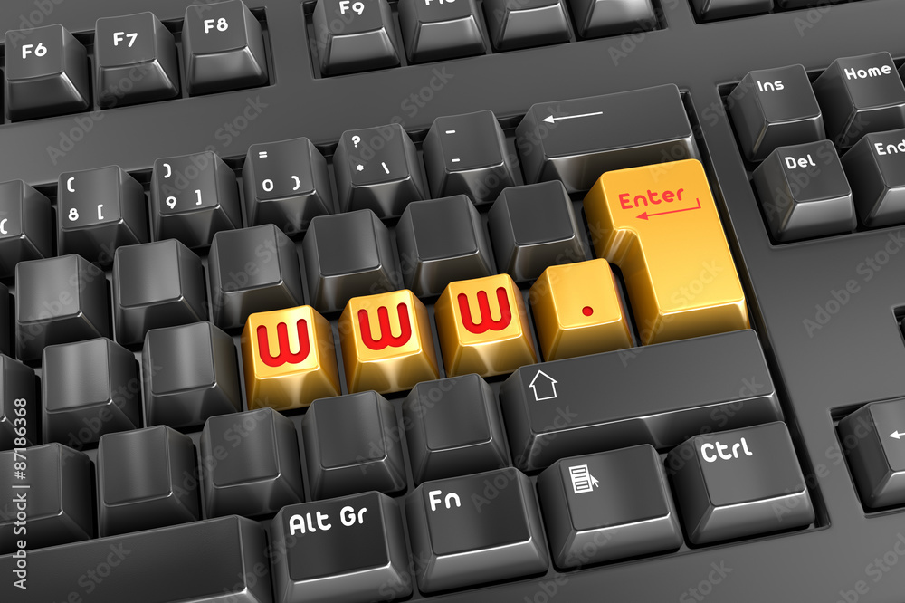 Www button Www button