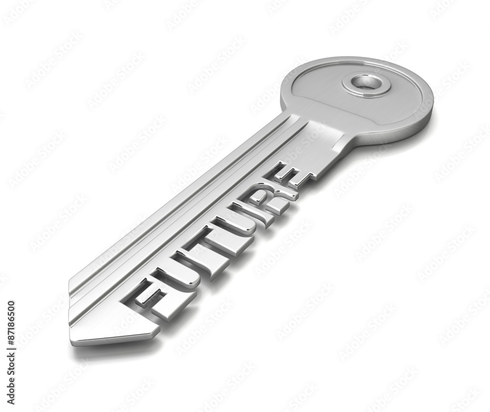 「future」と彫られた鍵 「future」と彫られた鍵