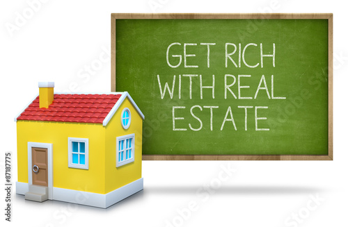 Get rich with real estate on blackboard