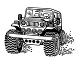 Jeep car illustration