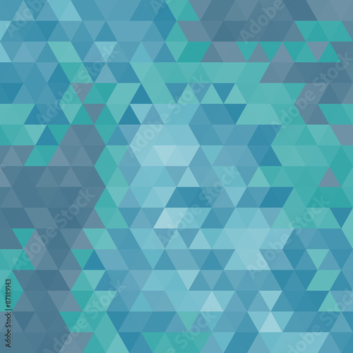 Abstract geometrical multicolored background consisting of triangular elements. Vector illustration.