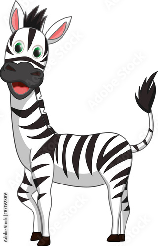 cute zebra cartoon