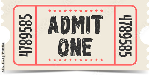 Admit one