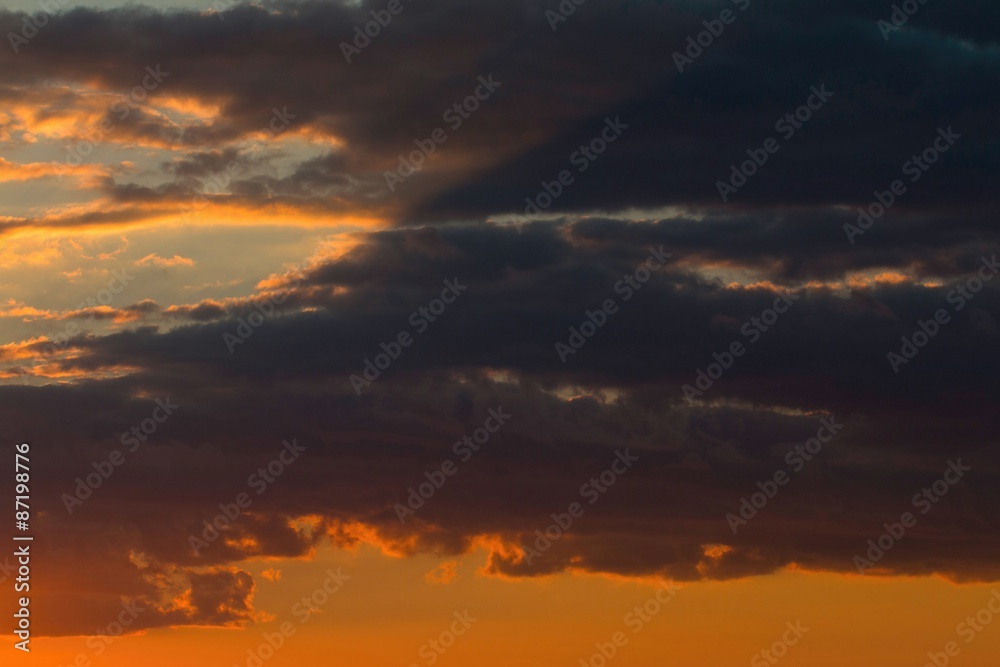 Sky and clouds - Stock Image.