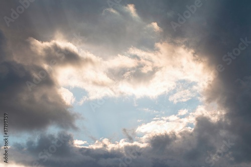 Sky and clouds - Stock Image.