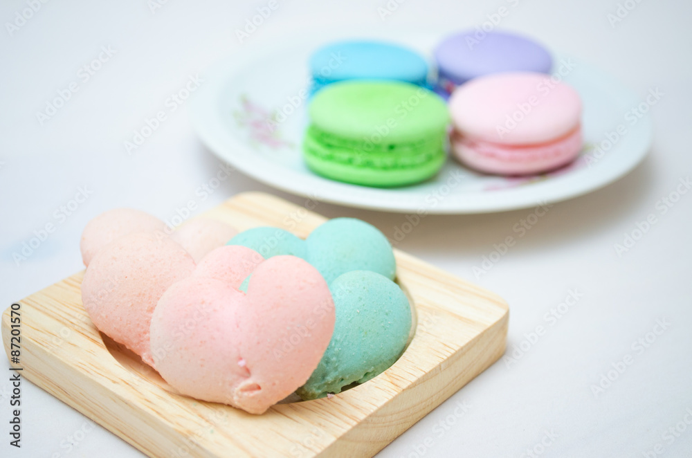 Tasty colorful macaroon Tasty colorful macaroon