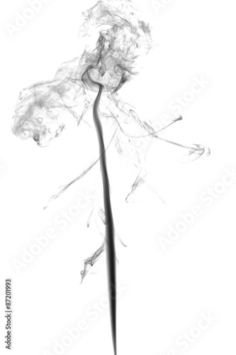Abstract dark smoke