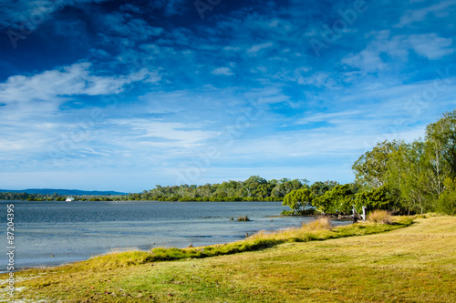 Lonely Beach At Tin Can Bay