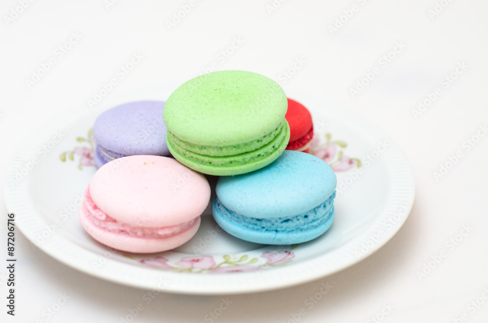 Tasty colorful macaroon Tasty colorful macaroon