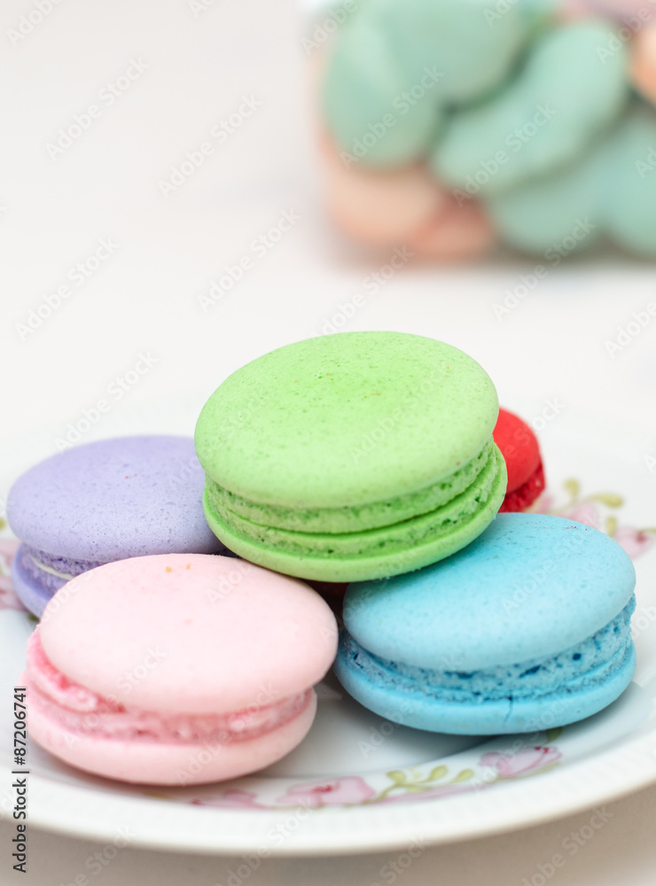 Tasty colorful macaroon Tasty colorful macaroon