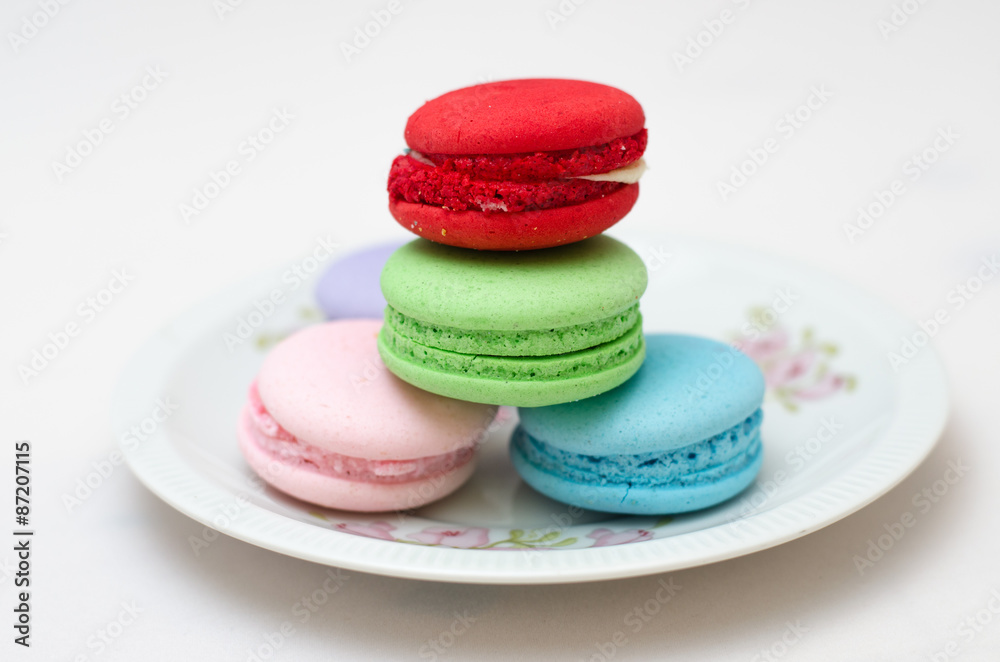 Tasty colorful macaroon Tasty colorful macaroon