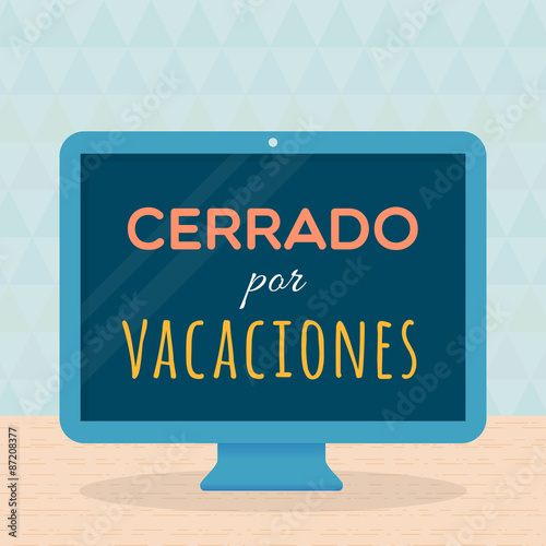 Closed for holidays