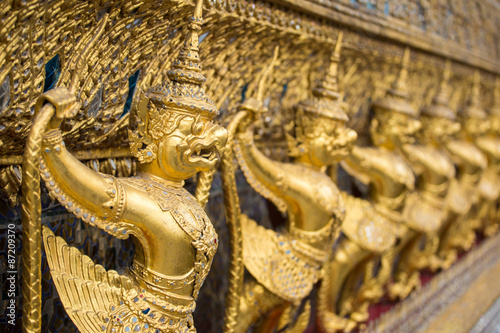 Garuda in Wat Phra Kaew Grand Palace of Thailand to find