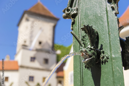 Fountain at Sandauer gate Landsberg photo