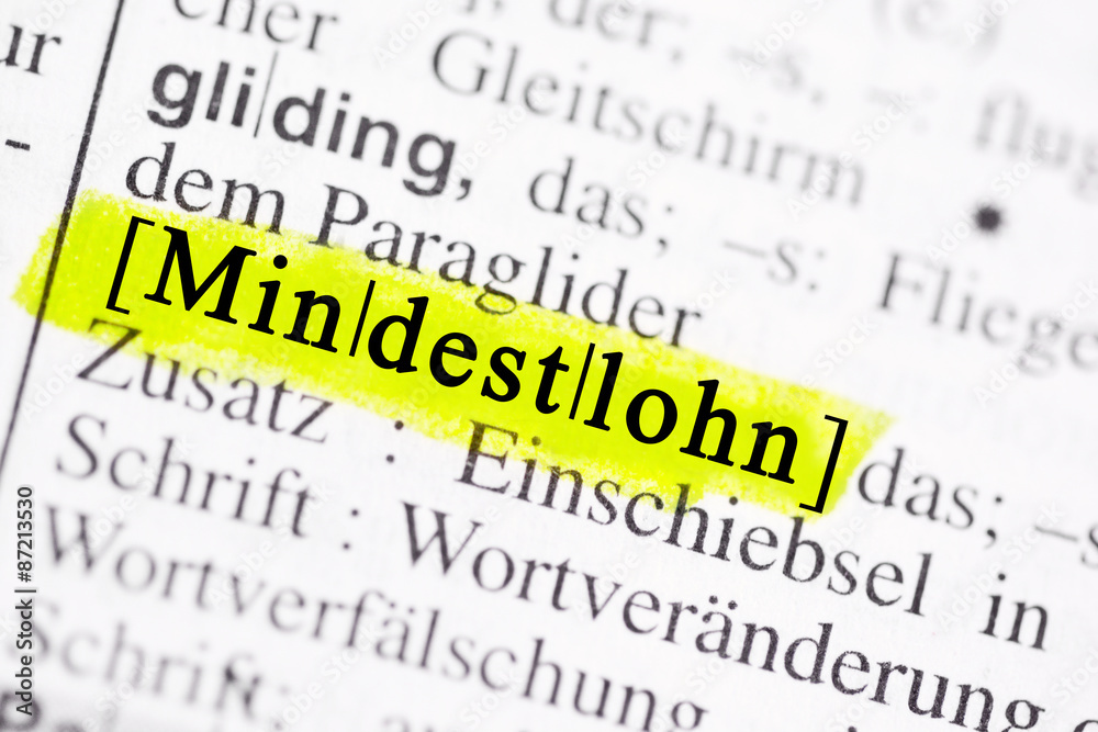 Mindestlohn Mindestlohn