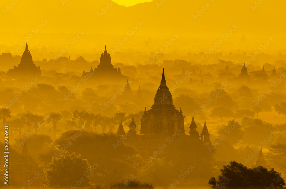 The Temples of , Bagan(Pagan), Mandalay, Myanmar
