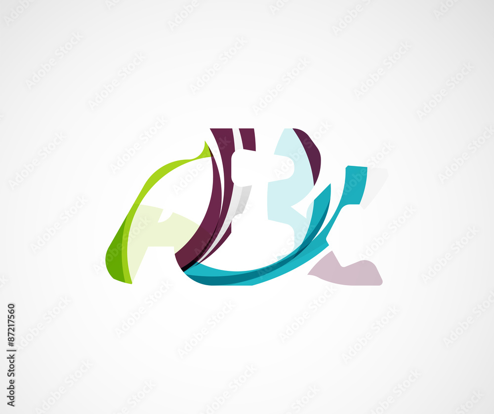 Abc company logo. Vector illustration. Abc company logo. Vector illustration.