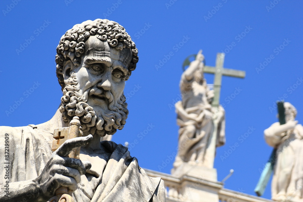 Obraz premium Statue de Saint Pierre, Vatican