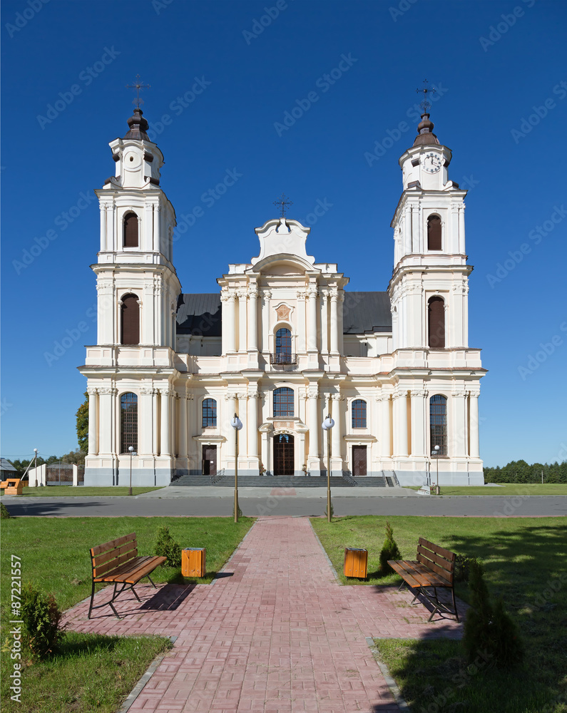 Fototapeta premium Church Assumption of the Blessed Virgin Mary in Budslav