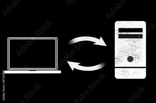 Data synchronize between computer. 