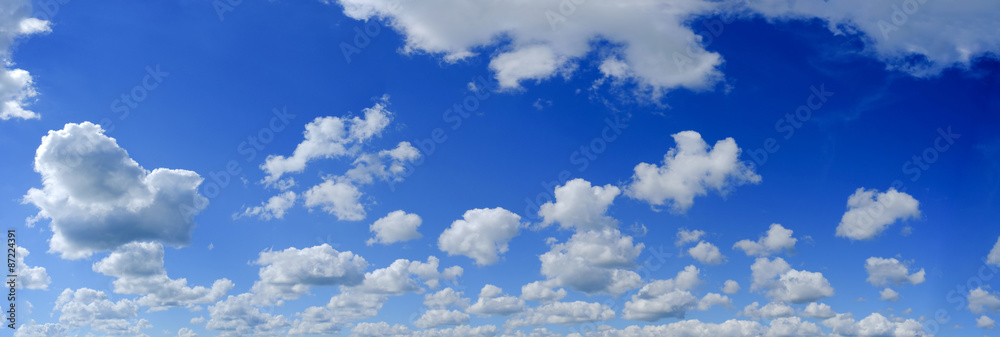 Sky and clouds panorama